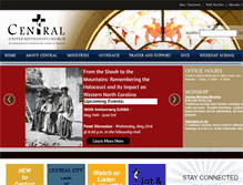 Tablet Screenshot of centralumc.org